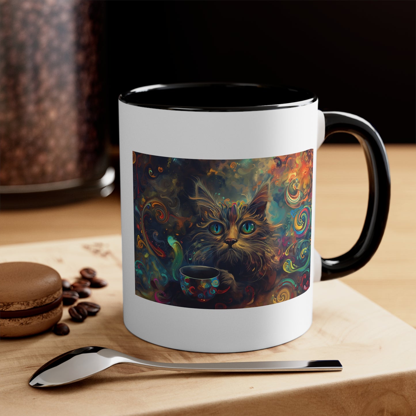 Cozy Companion Two-Tone Accent Mug - 11oz