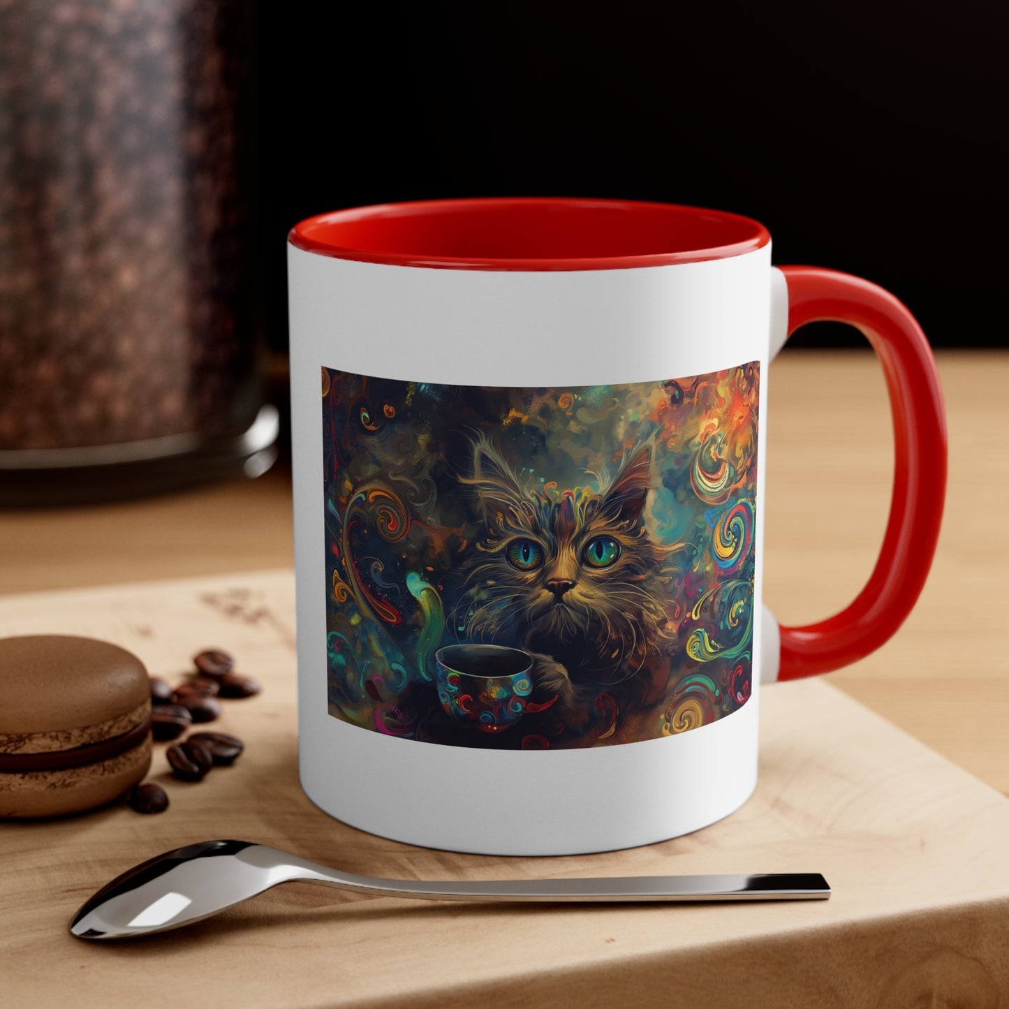 Cozy Companion Two-Tone Accent Mug - 11oz