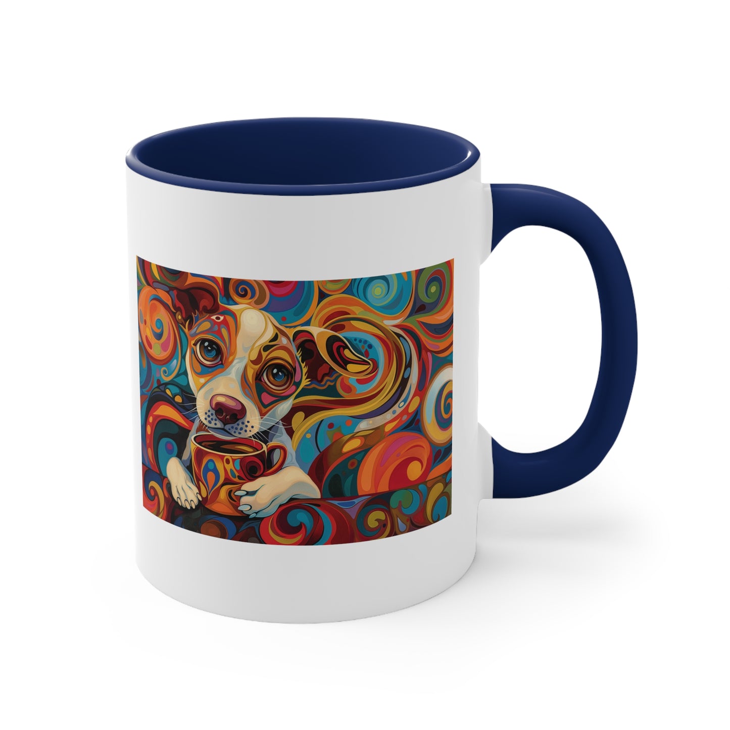 Cozy Companion Two-Tone Accent Mug - 11oz