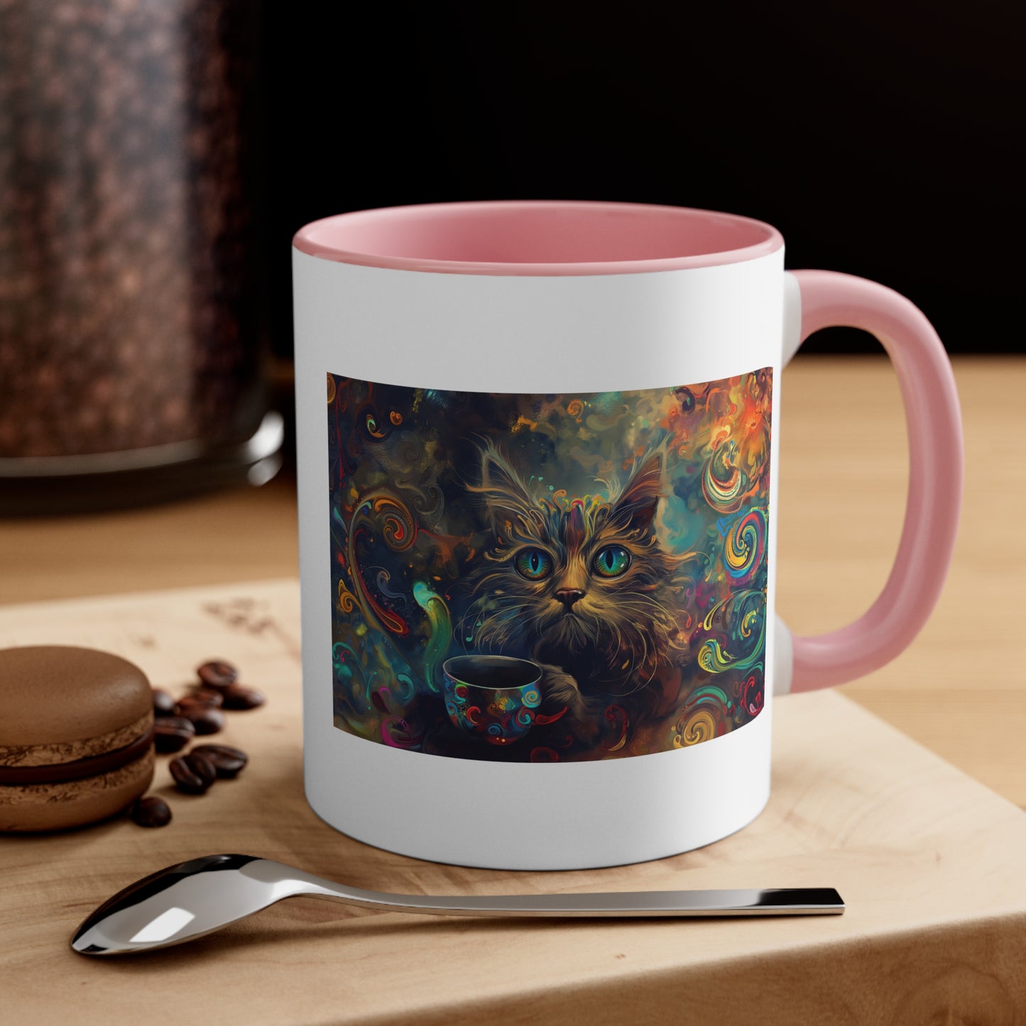 Cozy Companion Two-Tone Accent Mug - 11oz